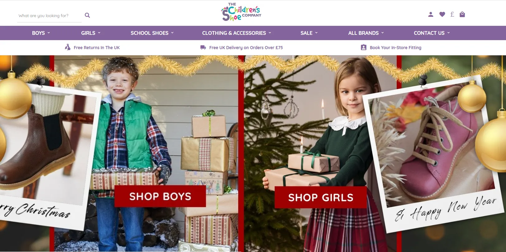 Children’s shoe store name